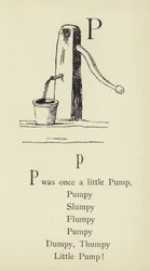 De letter P